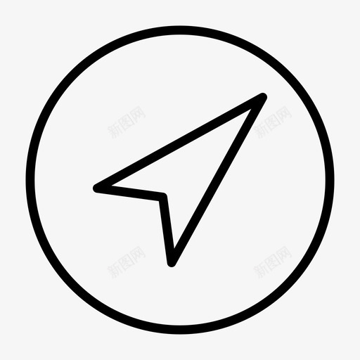 gps地理位置位置指针svg_新图网 https://ixintu.com 地理位置 位置 指针 路线