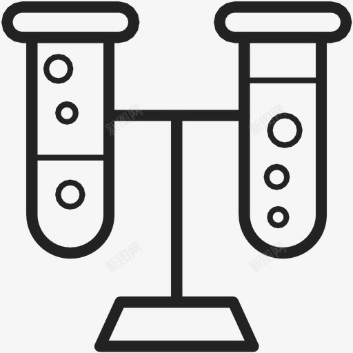 实验室玻璃器皿科学技术矢量线图标图标png免抠素材_新图网 https://ixintu.com 图标 实验室 玻璃器皿 科学技术 矢量 线图