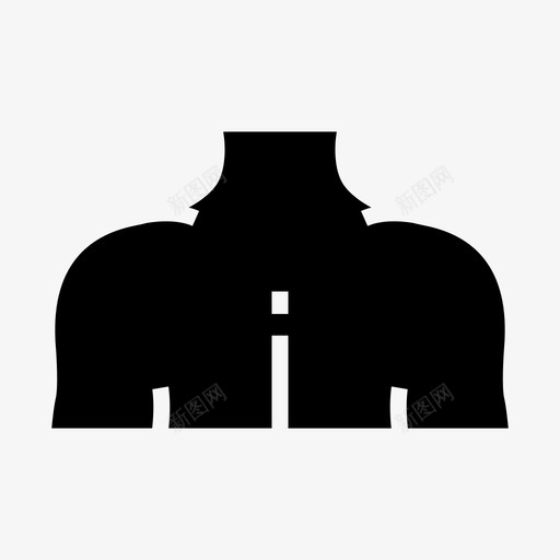 肩膀解剖学背部svg_新图网 https://ixintu.com 部位 人体 肩膀 解剖学 背部 身体
