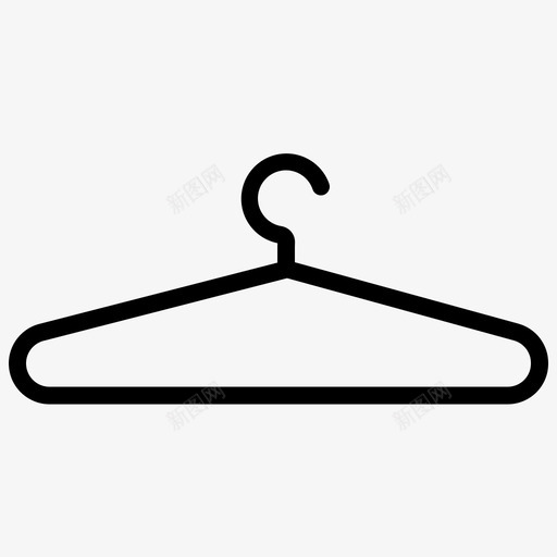 衣架衣服橱柜挂svg_新图网 https://ixintu.com 衣架 衣服 橱柜 基本