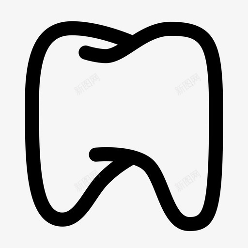 牙齿干净磨牙svg_新图网 https://ixintu.com 牙齿 干净 磨牙 神智 正常