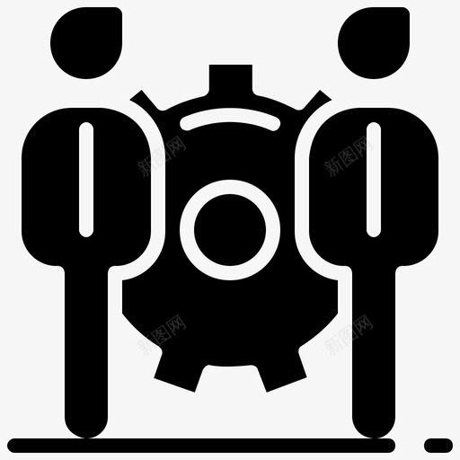 团队合作团队共享svg_新图网 https://ixintu.com 团队 合作 共享 社交 共同 商业 金融 第卷 图示