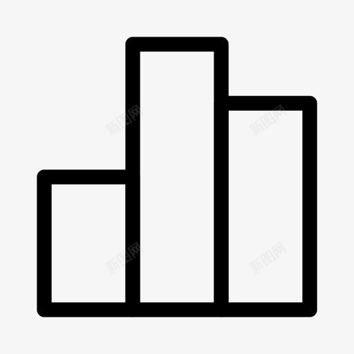 洞察条形图图表svg_新图网 https://ixintu.com 统计 洞察 条形图 图表 界面 图标
