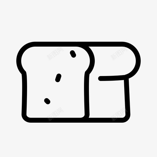 面包片烘焙面包房svg_新图网 https://ixintu.com 面包片 食品 烘焙 面包房 健康 饮料