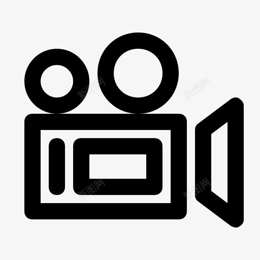 摄像机频道高清svg_新图网 https://ixintu.com 摄像机 频道 高清 电视 视频 文件 格式 海洋 摄影