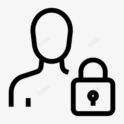 个人vpn网络安全svg_新图网 https://ixintu.com 个人 网络安全 用户 安全