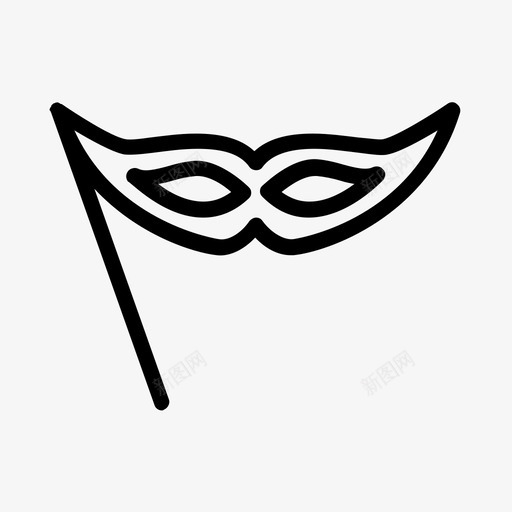 面具狂欢节狂欢节大纲svg_新图网 https://ixintu.com 狂欢节 面具 大纲