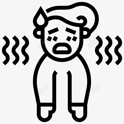 疲劳焦虑无聊svg_新图网 https://ixintu.com 疲劳 焦虑 无聊 疲惫 过敏