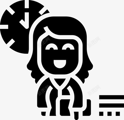 经理主管员工svg_新图网 https://ixintu.com 员工 经理 主管 办公室 面试 字形