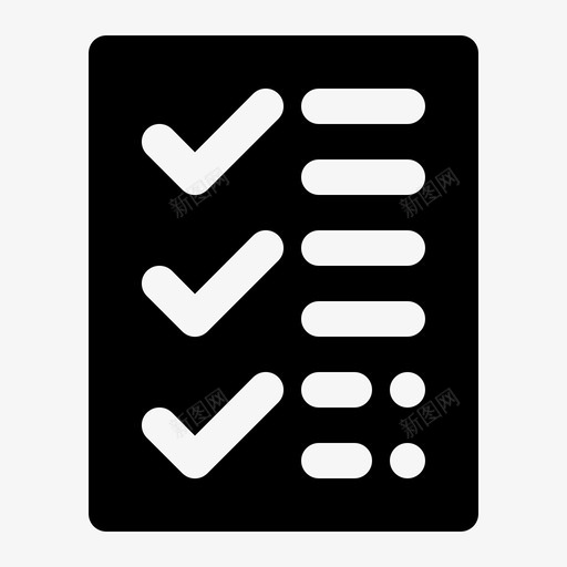 标记列表检查表文档svg_新图网 https://ixintu.com 标记 列表 检查表 文档 购物 电子商务 图示