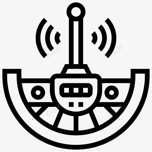遥控自动通信svg_新图网 https://ixintu.com 遥控 自动 通信 受控 信号 信号机 机器人 线路