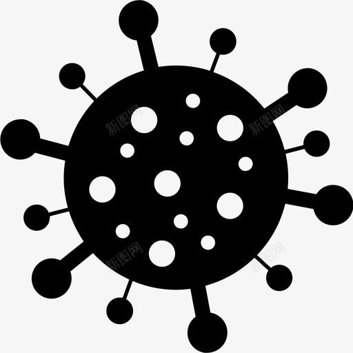 冠状病毒冠状病毒19型疾病svg_新图网 https://ixintu.com 冠状 病毒 病毒型 疾病 流感