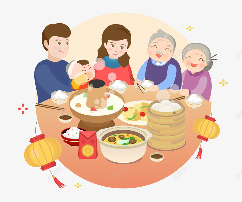 soutu123com4572606吃年夜饭的一家人搜图123祝您工作顺利设计课春节印象png免抠素材_新图网 https://ixintu.com 年夜饭 一家人 搜图 祝您 工作 顺利 设计 春节 印象