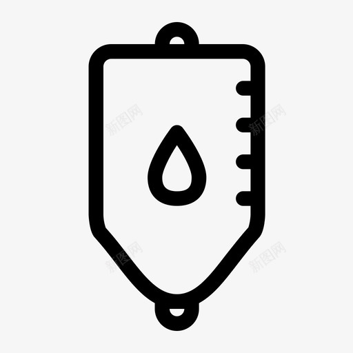 血袋健康医院svg_新图网 https://ixintu.com 血袋 健康 医院 医疗 医药