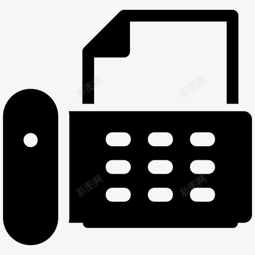 传真机联系我们办公室svg_新图网 https://ixintu.com 传真机 联系 我们 办公 办公室 室电话 打印机 通讯