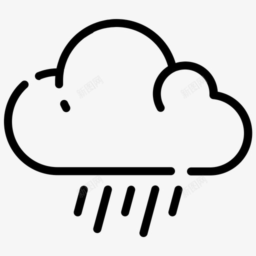 雨滴滴雨滴svg_新图网 https://ixintu.com 雨滴 滴滴 滴水 天气
