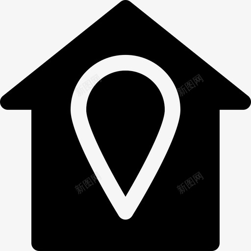 家地点地图svg_新图网 https://ixintu.com 地点 地图 别针