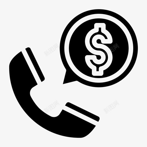 电话通话通讯svg_新图网 https://ixintu.com 手机 电话 通话 通讯 智能 财务 会计