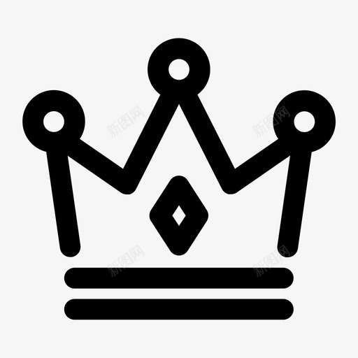 王冠君主制王后svg_新图网 https://ixintu.com 王冠 君主制 王后