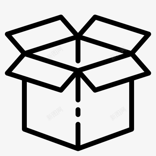 盒子快递礼品svg_新图网 https://ixintu.com 盒子 快递 礼品包装 礼物 办公 工具