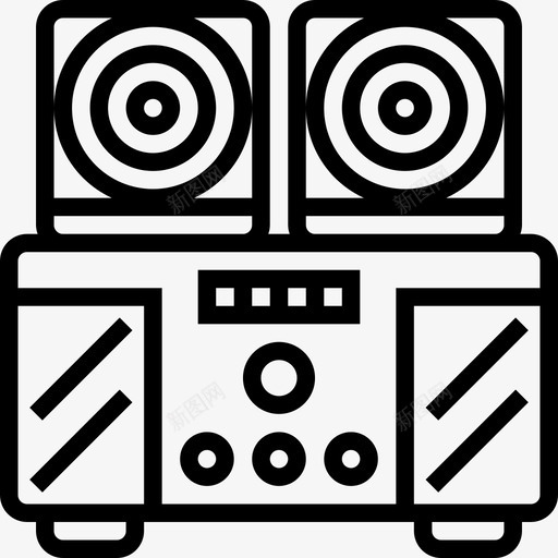 扬声器音频音乐svg_新图网 https://ixintu.com 扬声器 音频 音乐 歌曲 环绕 声电 电影 电影院 院线