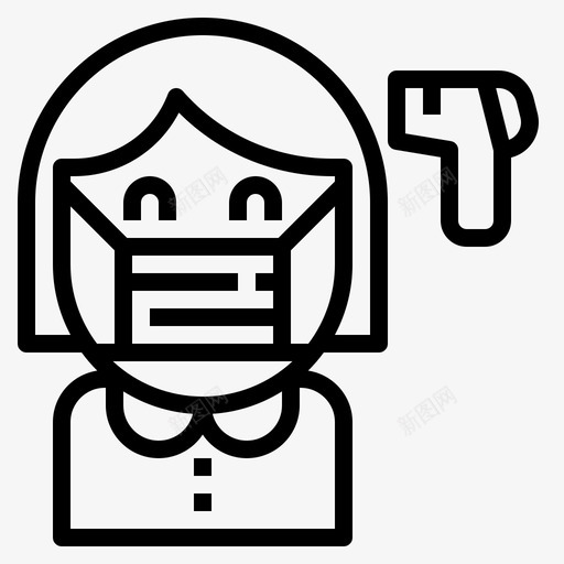 保温罐面罩流感svg_新图网 https://ixintu.com 保温 面罩 流感 隔离 临时工 社交 距离