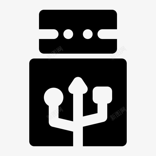 usb电缆设备svg_新图网 https://ixintu.com 电缆 设备 电子 电子计算机 图形