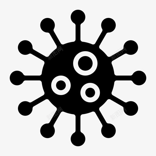 病毒细菌电晕svg_新图网 https://ixintu.com 实验室 病毒 细菌 电晕