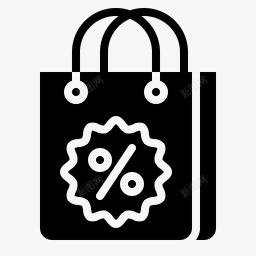 采购产品购物袋购物袋折扣svg_新图网 https://ixintu.com 购物袋 采购 产品 折扣 销售 销售商 商业 购物