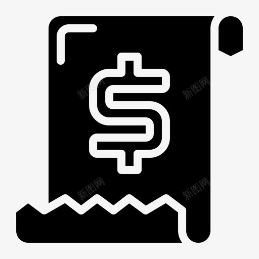 发票数据文件svg_新图网 https://ixintu.com 文件 发票 数据 档案 办公室