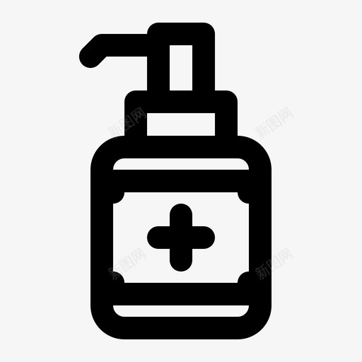 洗手液冠状病毒冠状病毒19svg_新图网 https://ixintu.com 冠状 病毒 洗手 病态
