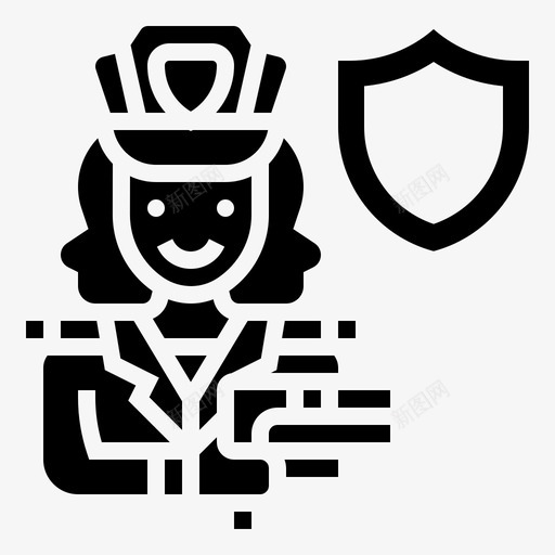女警权威警察svg_新图网 https://ixintu.com 女警 权威 警察 执法 法律 女性 职业 雕文