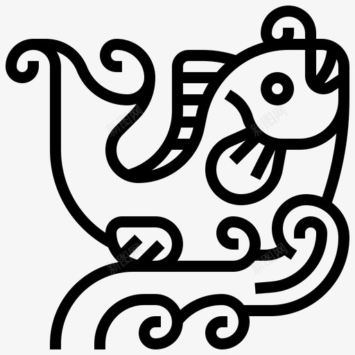 鱼财富繁荣svg_新图网 https://ixintu.com 财富 繁荣 传统 生肖 中国 新年