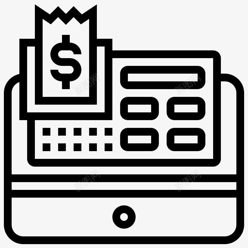 出纳账单机器svg_新图网 https://ixintu.com 出纳 账单 机器 付款 零售 黑色 星期 星期五 五行