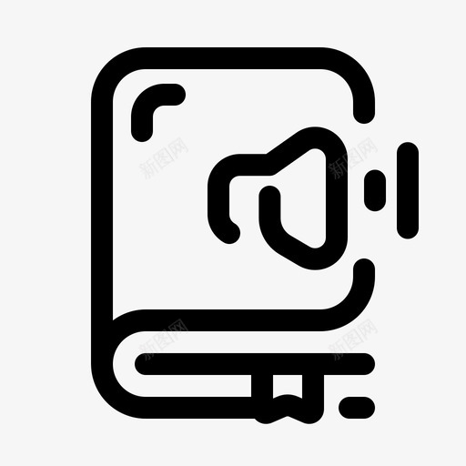 语音书音频教育svg_新图网 https://ixintu.com 语音 教育 音频 录音 学习 技术学校 设备