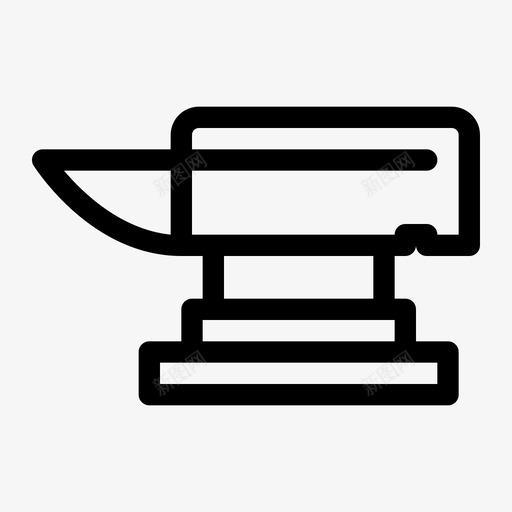 铁砧商业建筑svg_新图网 https://ixintu.com 铁砧 商业建筑 工业 工具