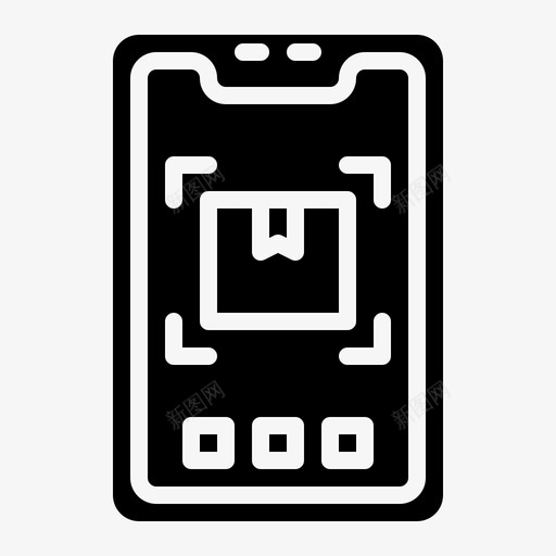 手机盒子送货svg_新图网 https://ixintu.com 手机 盒子 送货 包装 运输 物流