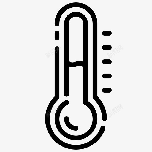 中热温度计天气svg_新图网 https://ixintu.com 天气 热中 温度计 大纲