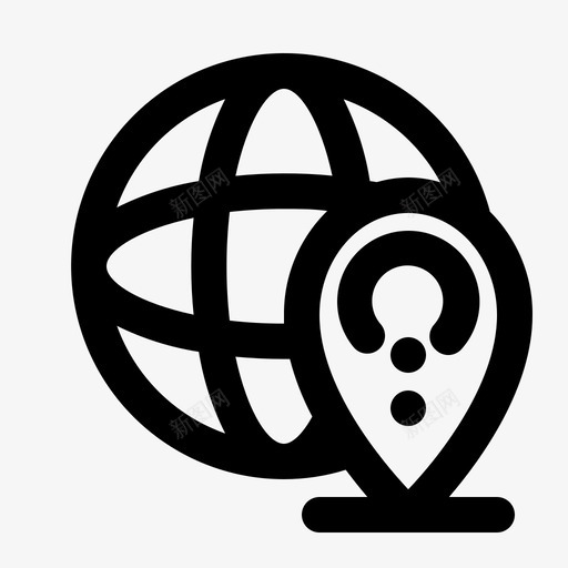 地图地球仪全球定位全球导航svg_新图网 https://ixintu.com 地图 地球仪 全球定位 导航 全球 系统 位置