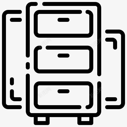 橱柜衣柜教育用品svg_新图网 https://ixintu.com 教育 用品 橱柜 衣柜 家具 书房