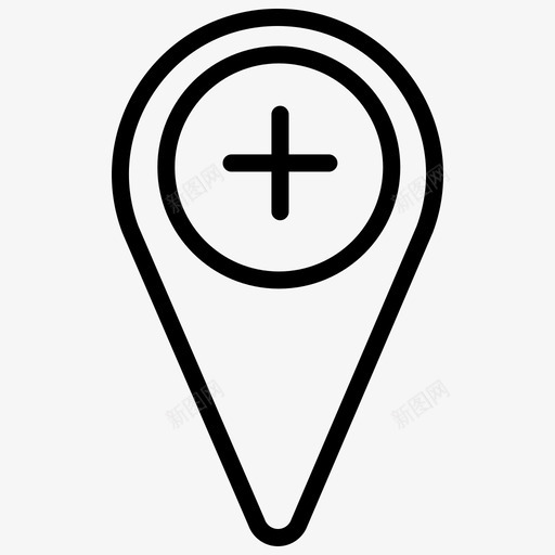 添加位置添加导航添加pinsvg_新图网 https://ixintu.com 添加 位置 地图 导航 加添 加点 标记