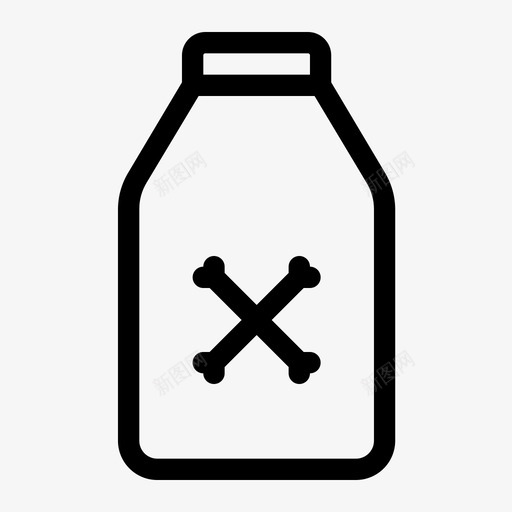 危险药品瓶子医院svg_新图网 https://ixintu.com 危险 药品 医疗 瓶子 医院