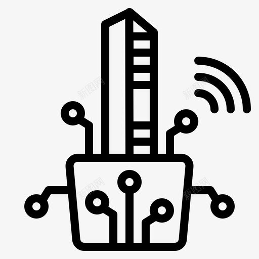 钥匙互联网锁svg_新图网 https://ixintu.com 钥匙 互联网 智能 联网