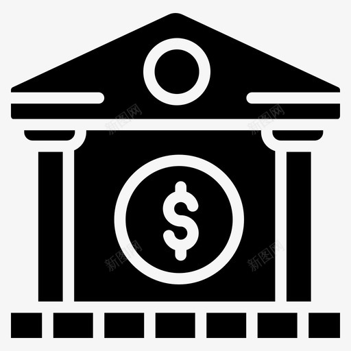 银行银行大厦金融机构svg_新图网 https://ixintu.com 银行 大厦 金融机构 金融 雕文
