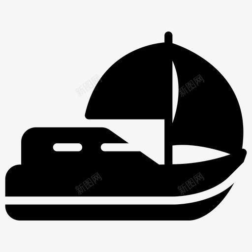 帆船船艇夏季2svg_新图网 https://ixintu.com 帆船 船艇 夏季