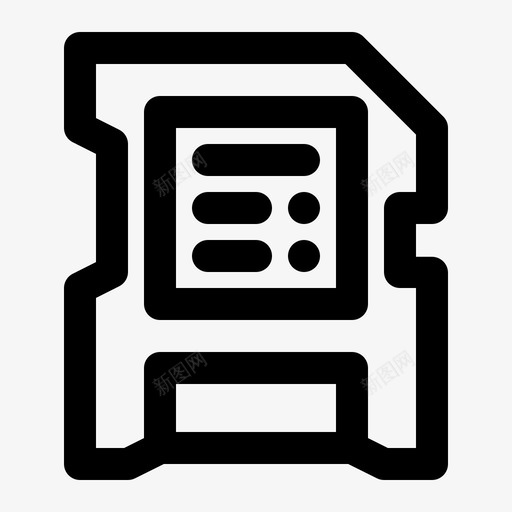microsd适配器组件计算机svg_新图网 https://ixintu.com 适配器 计算机 组件 设备