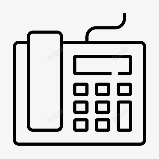 电话通讯设备svg_新图网 https://ixintu.com 电话 通讯设备 电子技术 数字 设备