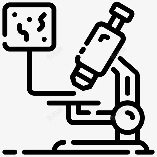 显微镜医院医学svg_新图网 https://ixintu.com 医学 显微镜 医院 医学科 科学 大纲