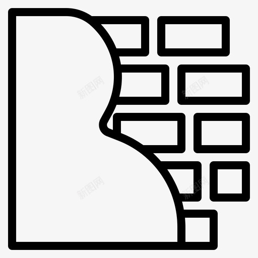 砖墙建筑工业svg_新图网 https://ixintu.com 砖墙 建筑 建筑工 工业 工具