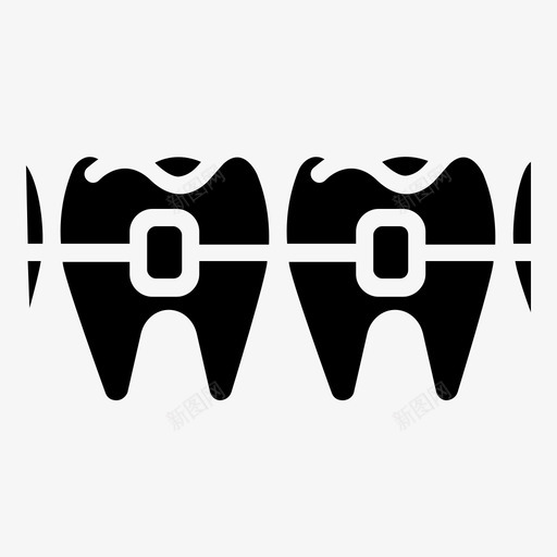 正畸牙科口腔科svg_新图网 https://ixintu.com 牙科 正畸 口腔科 护理 雕文